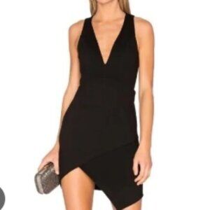 NBD asymmetrical mini dress NWT- Small